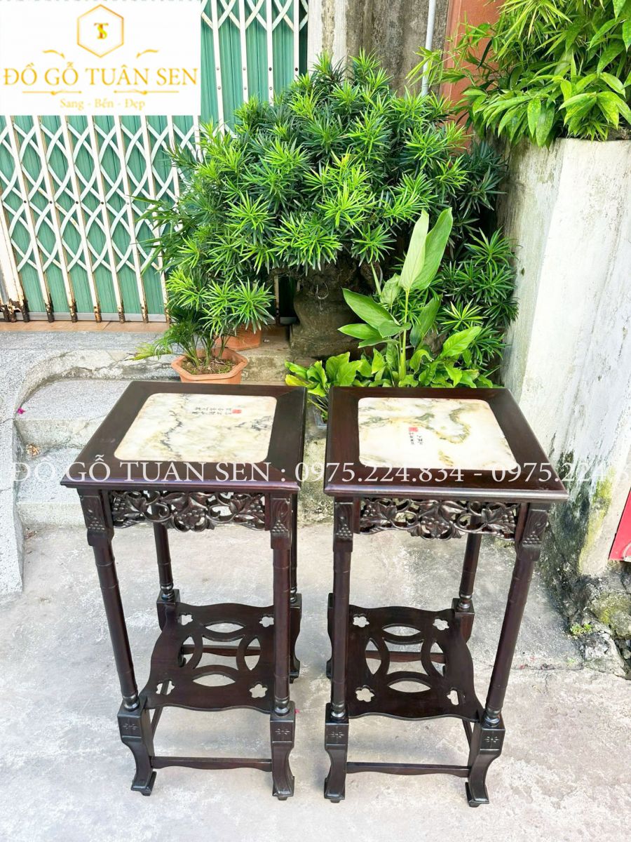 giới thiệu Đôn kệ vuông to cao đục nho